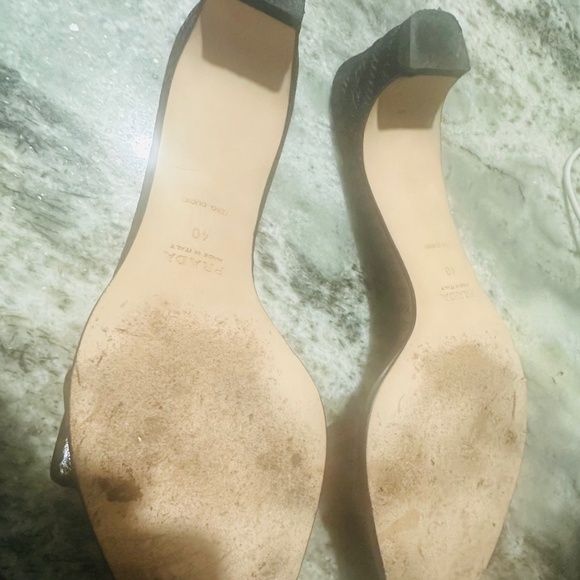 Prada Slip on Sandals - EU 40 Size 9 US - Picture 7 of 14